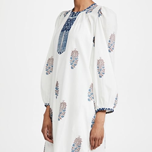 Virginie Violet Print Caftan Dress nwot - Picture 8 of 12